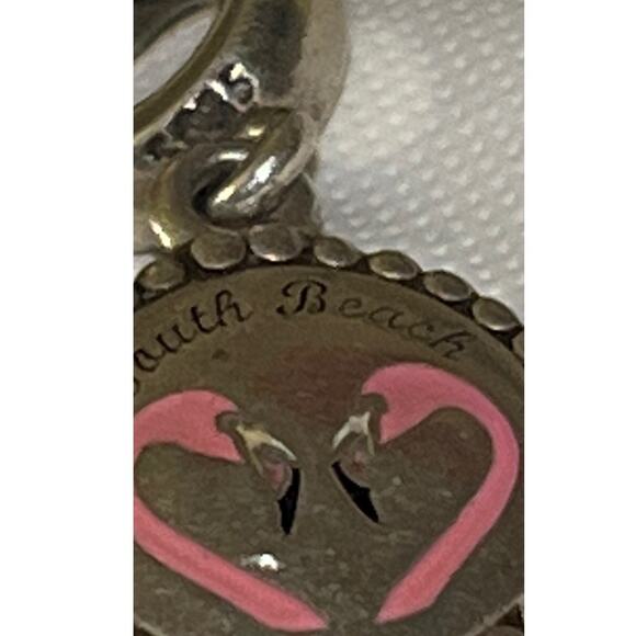 PANDORA South Beach Flamingo Dangle Charm Retired - Sterling Silver 925 - Picture 6 of 9